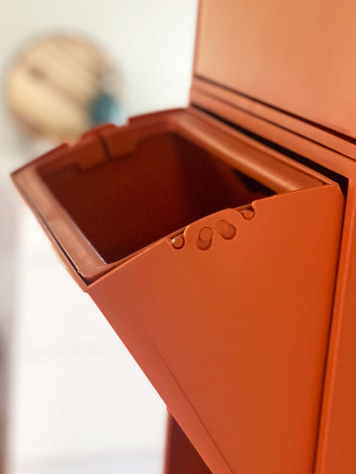 Recycling box i orange H40x15x30cm