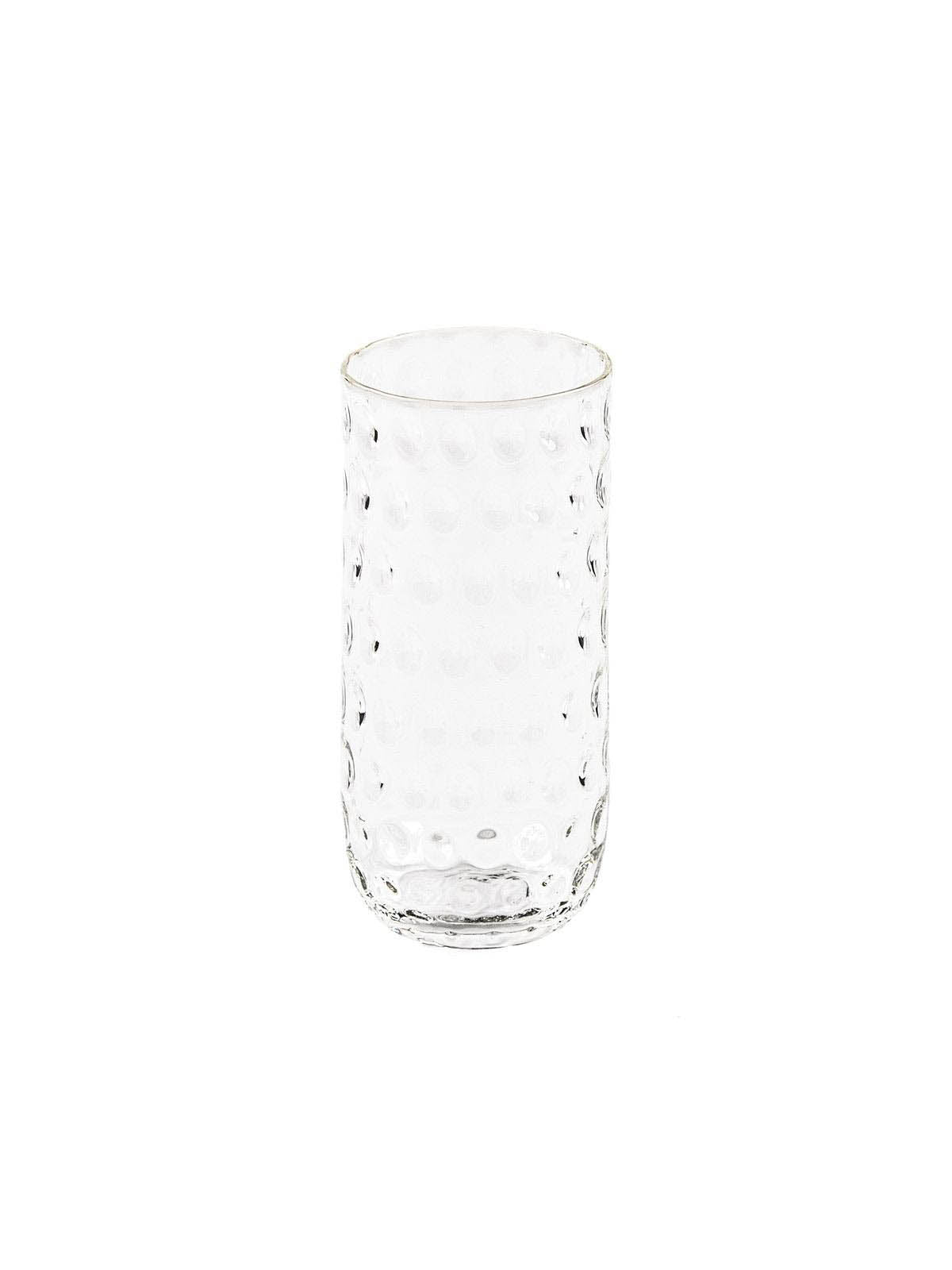 Vandglas i glas H15xD7cm