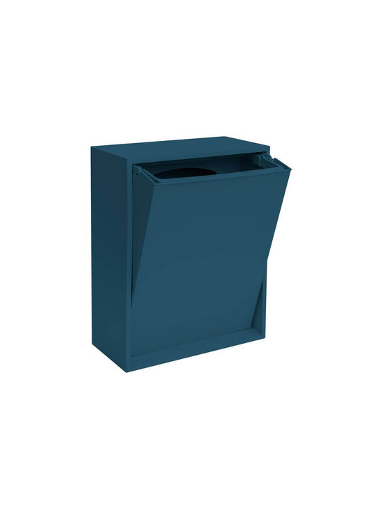 Recycling box i blå H40x15x30